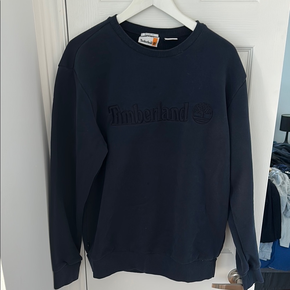 Timberland Men's Black Sweater. Size L
